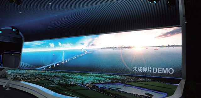 江蘇南通國際城市館展館P5室內(nèi)全彩LED顯示屏由上海智彩科技設(shè)計、安裝